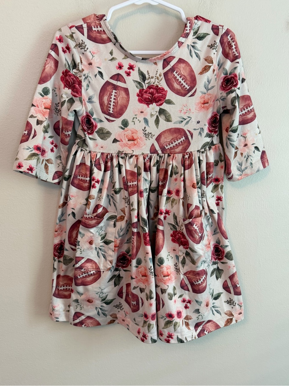 Mila & Rose Floral Football Print Dress